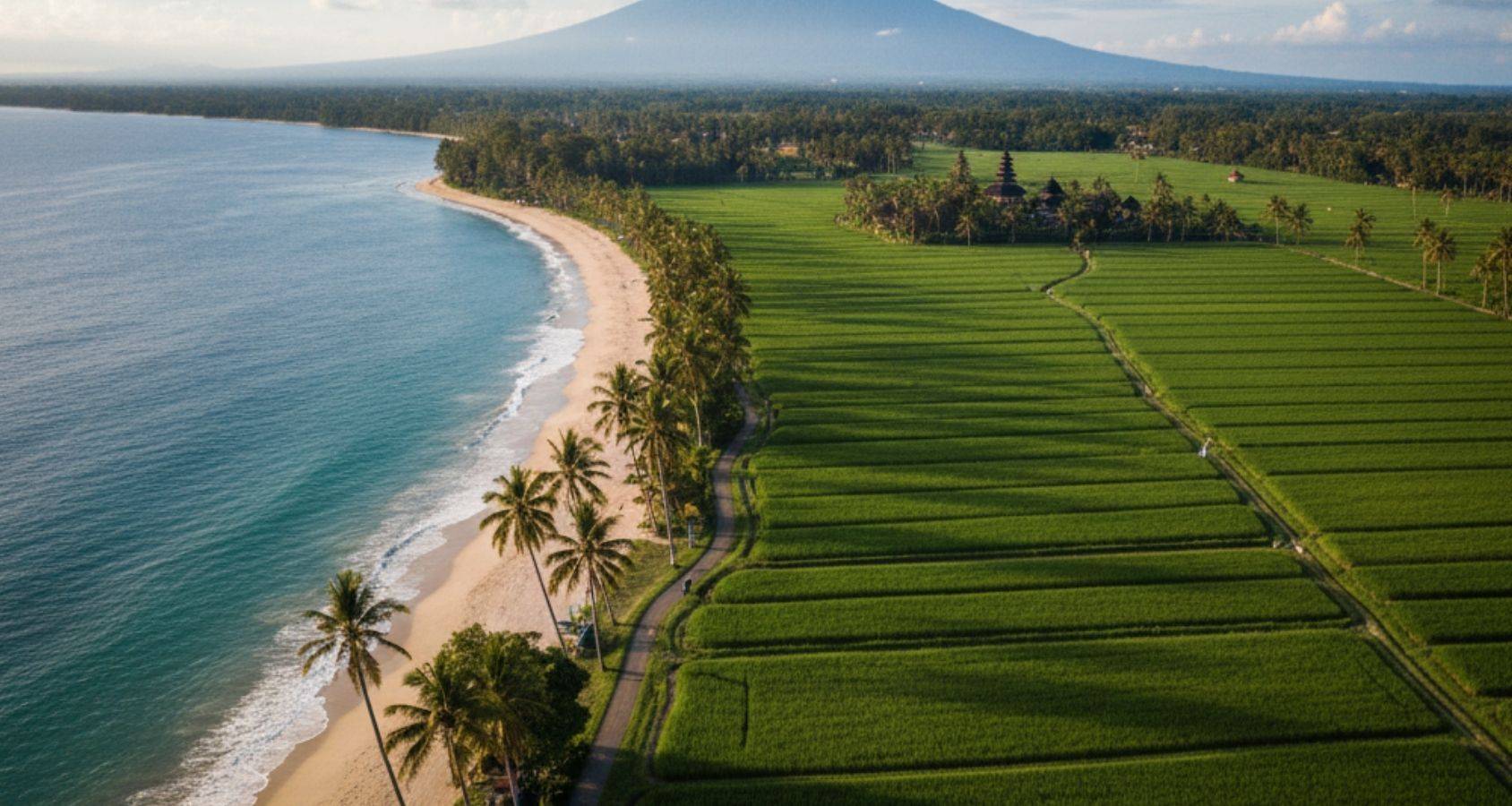 Tips dan trik fotografi landscape untuk tanah kosong yang akan dijual, khususnya di pulau, dengan asumsi calon pembeli belum pernah mengunjungi lokasi